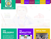 Tablet Screenshot of creativekidsclub.com